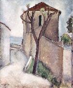 Amedeo Modigliani Baum und Haus Sweden oil painting artist